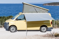 Awning front wall for the original awning of the VW T6.1 / T6 / T5 California, without rods